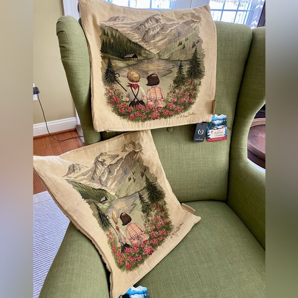 The Alpine Chalet Company Tapestry Pillow Cover